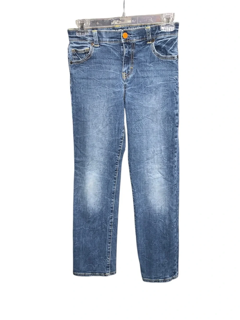 Gymboree Blue Boys 12 Straight-Leg Jeans Acid Wash